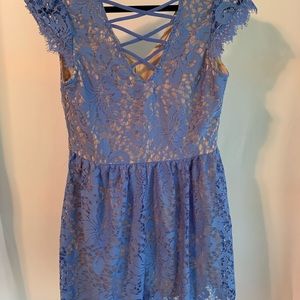 Extraordinary Dress Juniors Size Large Periwinkle